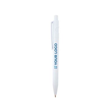 Stylo en plastique recyclé sophistiqué, encre noire