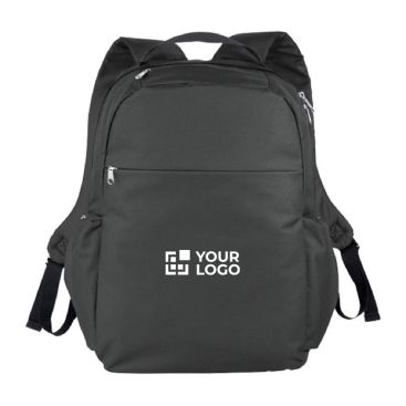 Sac à dos avec rembourrage pour ordinateur couleur gris foncé