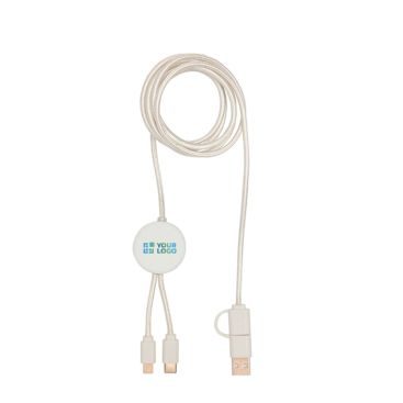 Câble en plastique recyclé synchronisation des données 27W, 5 en 1