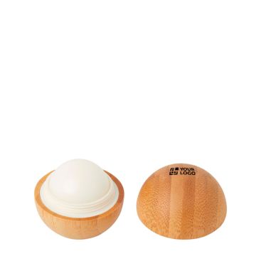 Baume à lèvres parfum vanille avec boîtier en bambou FPS 15