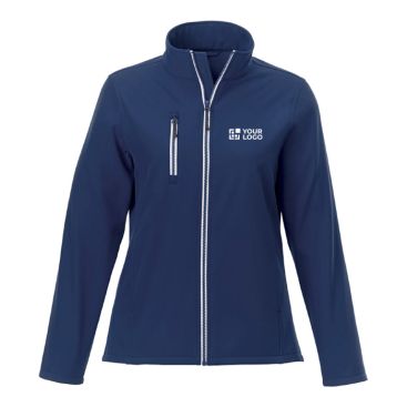 Veste personnalisée soft Shell femme 250 g/m2 couleur bleu