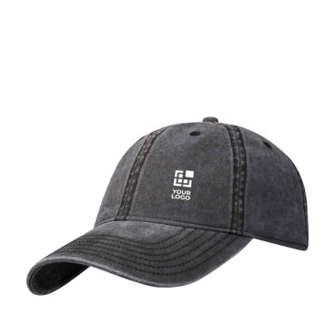 Casquette décontractée effet délavé en coton recyclé 245 g/m²