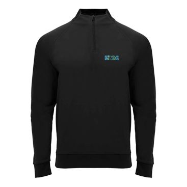 Sweat-shirt enfant à manches longues avec zip court 200 g/m² Roly Langarm-Kinder-Sweatshirt mit Logo, 200 g/m2 Roly 