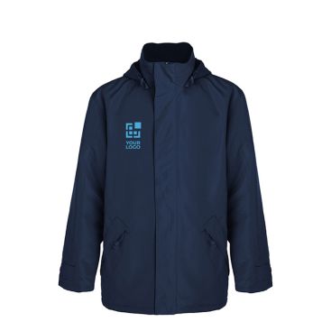 Veste floquée imperméable pour enfant 100% polyester 400 g/m² Roly avec zone d'impression