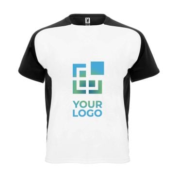 T-shirt de sport pour enfant bicolore 140 g/m² Roly Bugatti 