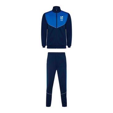 Survêtement bicolore unisexe en polyester 225 g/m² Roly Bicolor Unisex-Trainingsanzug aus Polyester, 225 g/m2 Roly 