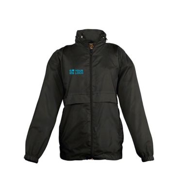 Vestes coupe-vent imperméables pour enfants 210 g/m² SOL'S Surf avec zone d'impression