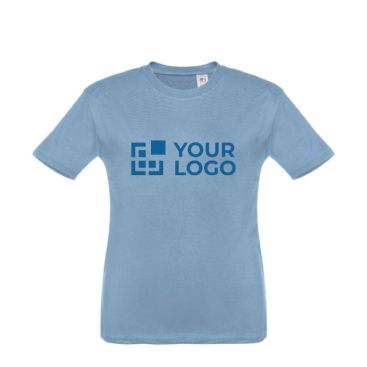 T-shirt personnalisé pour enfants pas cher en coton 150 g/m² THC Quito avec zone d'impression