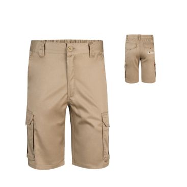 Bermuda extensible avec poches en coton et polyester 240 g/m² 