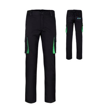 Pantalon de travail unisexe bicolore coton et polyester 240 g/m² 