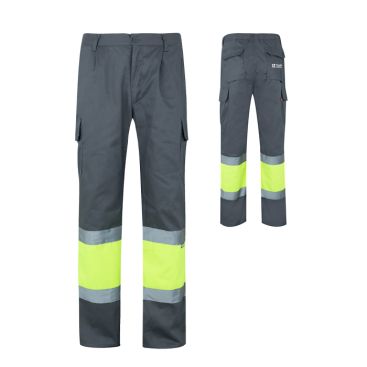 Pantalon de travail grande taille multipoches 210 g/m² 