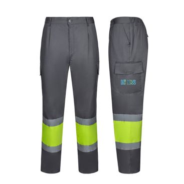 Pantalon de travail unisexe en polyester et coton 190 g/m² 