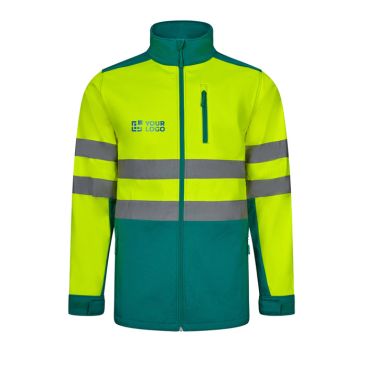 Veste softshell de travail doublure polaire polyester 280 g/m² 