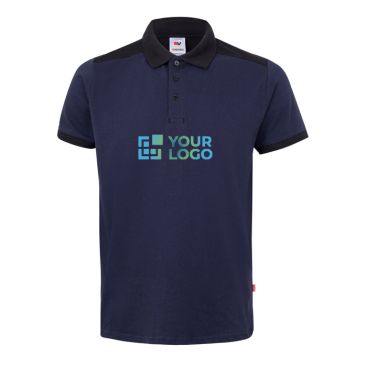 Polo de travail piqué unisexe manches courtes polyester 200 g/m² 