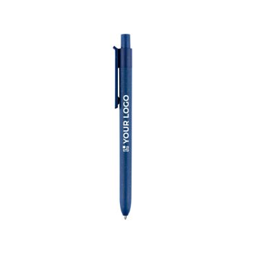 Stylo fabriqué à partir de boîtes de lait en carton, encre bleue