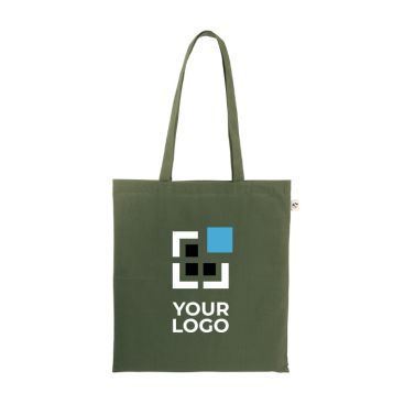 Sac de courses en coton recyclé et polyester 150 g/m²