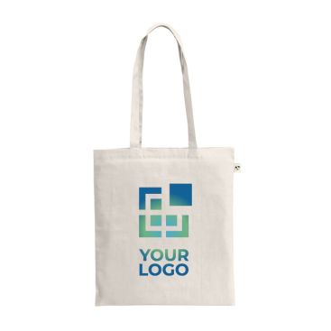 Sac multi-usage en coton recyclé avec longues anses 180 g/m²