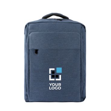 Sac à dos matelassé en polyester recyclé pour ordinateur 15,6