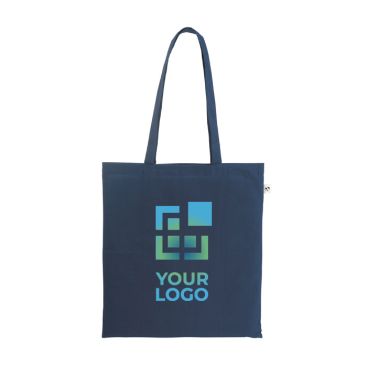 Sac de courses en coton biologique avec longues anses 140 g/m²