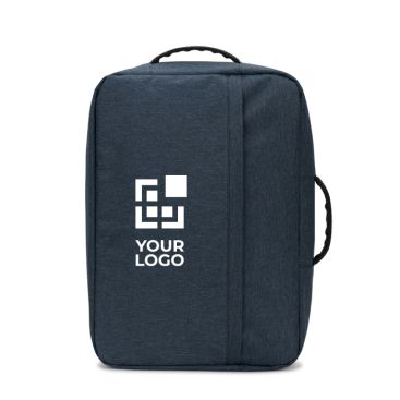 Sac à dos compact en polyester recyclé avec poignée trolley 15,6