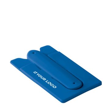 Porte cartes avec support mobile avec zone d'impression