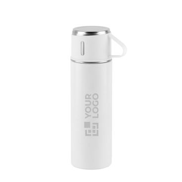 Bouteille en acier inoxydable à double paroi avec finition mate 490ml