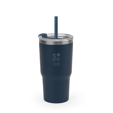 Verre en acier recyclé à double paroi avec finition mate 600 ml