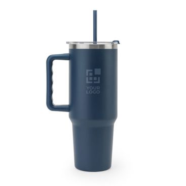 Grand gobelet de voyage en acier recyclé, finition mate 1,3 L