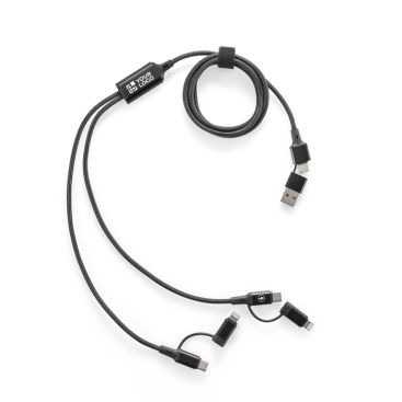 Câble USB 6-en-1 ultra-rapide en aluminium et PET recyclé polyvalent