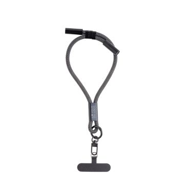 Lanière poignet en PVC et nylon à charge rapide USB-C pour téléphone