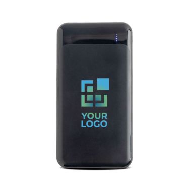 Powerbank en ABS recyclé avec plusieurs ports 10 000 mAh avec zone d'impression