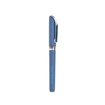 Roller plastique ergonomique avec finition en caoutchouc encre noire avec zone d'impression