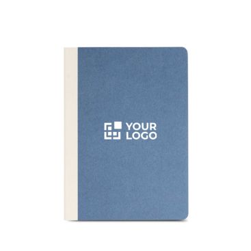 Bloc-notes couverture en carton de fibres naturelles A5 papier 80 g/m²