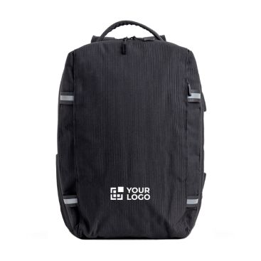 Sac à dos en bambou jacquard avec fermetures éclair étanches PC 15,6’’