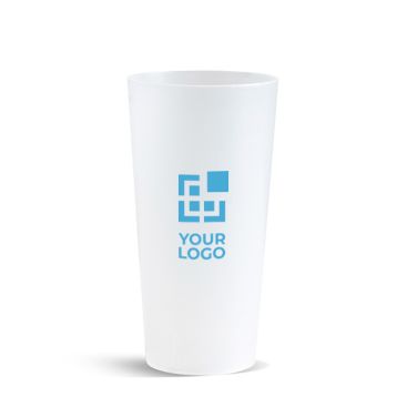 Gobelet réutilisable en plastique pour festivals, 600 ml