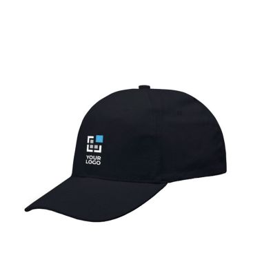 Casquette en coton avec fermeture à boucle métallique 255 g/m2 avec zone d'impression
