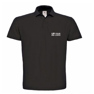 Polo pour homme en coton piqué avec 2 boutons 180 g/m² B&C avec zone d'impression
