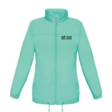 Coupe-vent ajustable pour femme en nylon déperlant B&C 