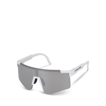 Lunettes de sport haute performance colorées avec verres argentés