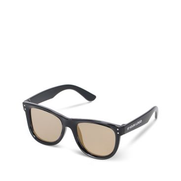 Lunettes de soleil noires avec protection UV400 et monture élégante