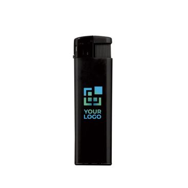 Briquet électronique rechargeable avec protection enfant avec zone d'impression
