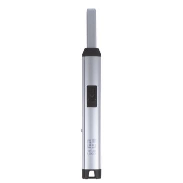 Briquet électronique rechargeable à l'épreuve du vent et sans flamme avec zone d'impression