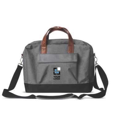 Mallette pour ordinateur portable avec multiples poches de rangement avec zone d'impression