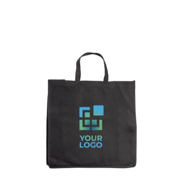 Grand sac non-tissé pour les courses en plusieurs couleurs 75 g/m² avec zone d'impression