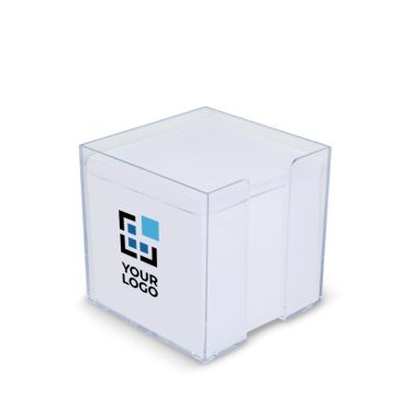 Bloc de notes 800 feuilles lisses FSC dans une boîte cube 10x10x10cm