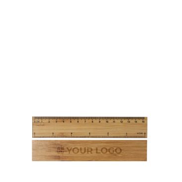 Règle en bambou double mesure idéale pour dessin ou géométrie