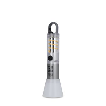 Lampe de poche en aluminium recyclé avec lumière LED et fonction zoom