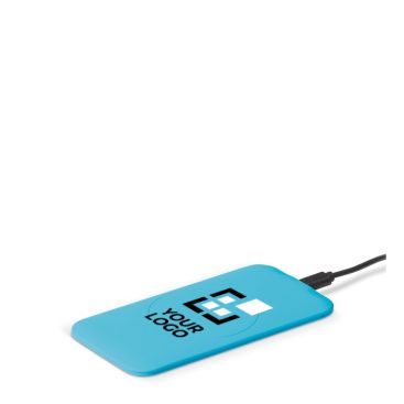 Batterie externe rectangulaire de plusieurs couleurs 5W avec zone d'impression