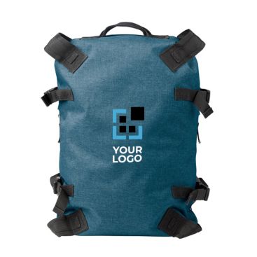 Sac à dos rembourré avec ouverture à l'arrière avec zone d'impression