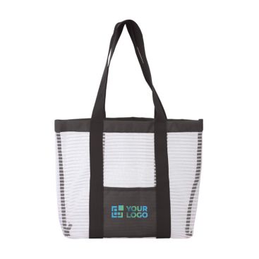 Sac filet pour la plage avec couleurs et poche frontale avec zone d'impression